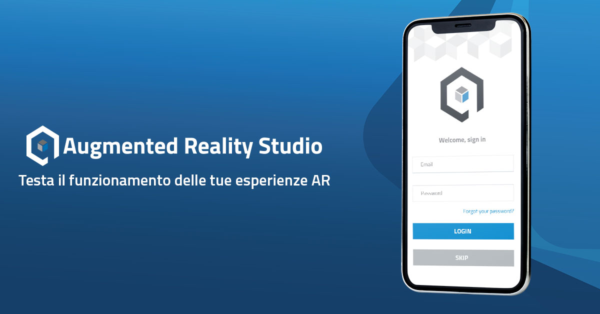 Augmented Reality Studio App - Testa i tuoi progetti